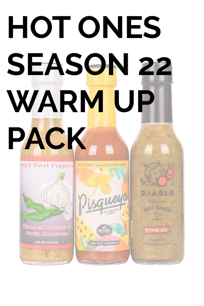 Hot Ones Hot Sauce Warmup Pack - Season 22 | HEATONIST