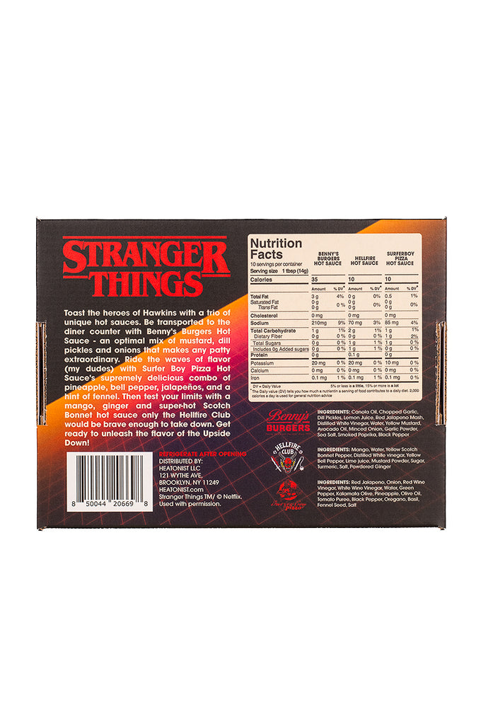 Stranger Things Hot Sauce Trio Pack | Stranger Things
