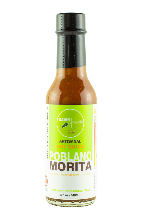 Poblano Morita Hot Sauce | Savir Foods