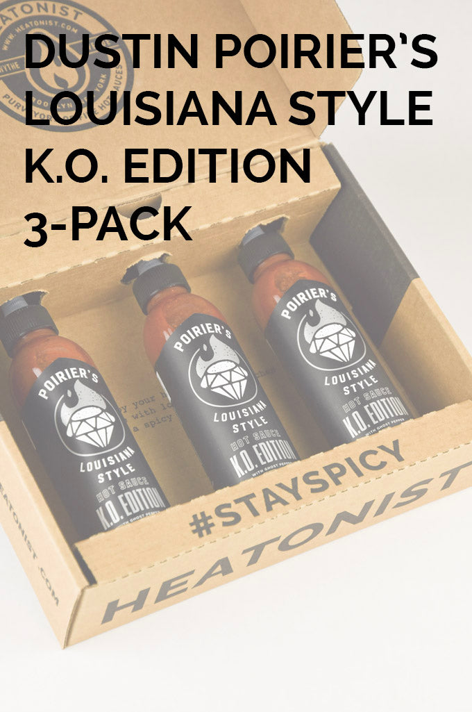 Dustin Poirier Hot Sauce - KO Edition 3 Pack