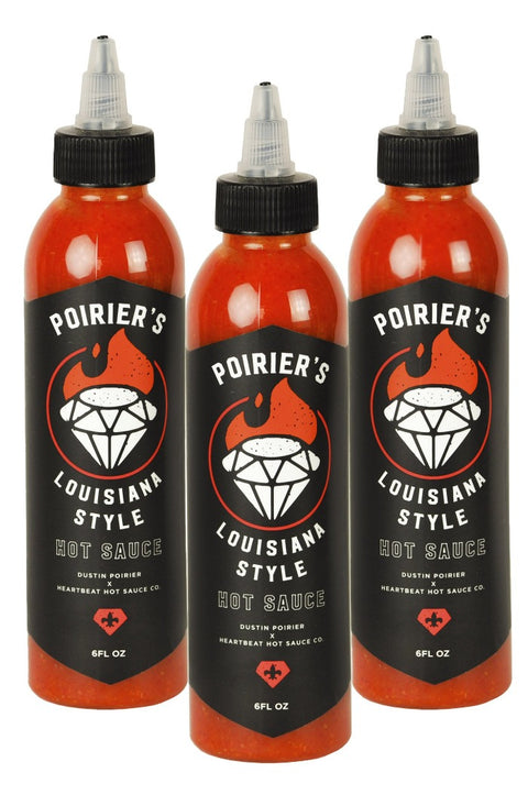 Dustin Poirier Hot Sauce 3 Pack | HEATONIST