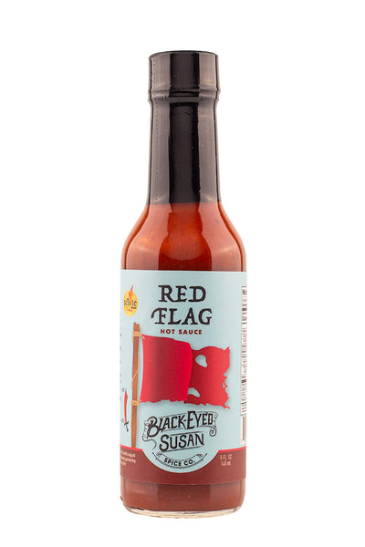 Hot sauce ポラロイド チソン 公式 Black Eyed Susan Spice Co. Red Flag Hot Sauce | HEATONIST