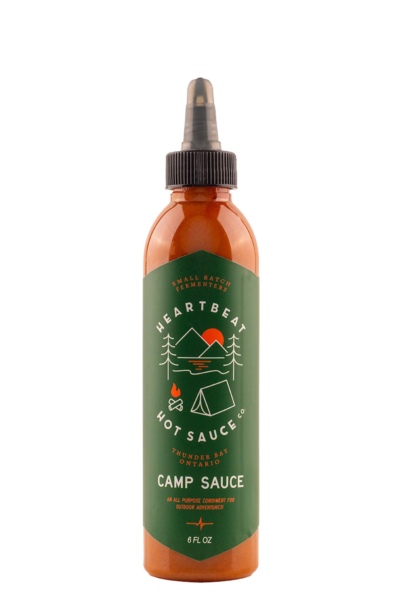 Camp Sauce Hot Sauce | Heartbeat Hot Sauce | HEATONIST