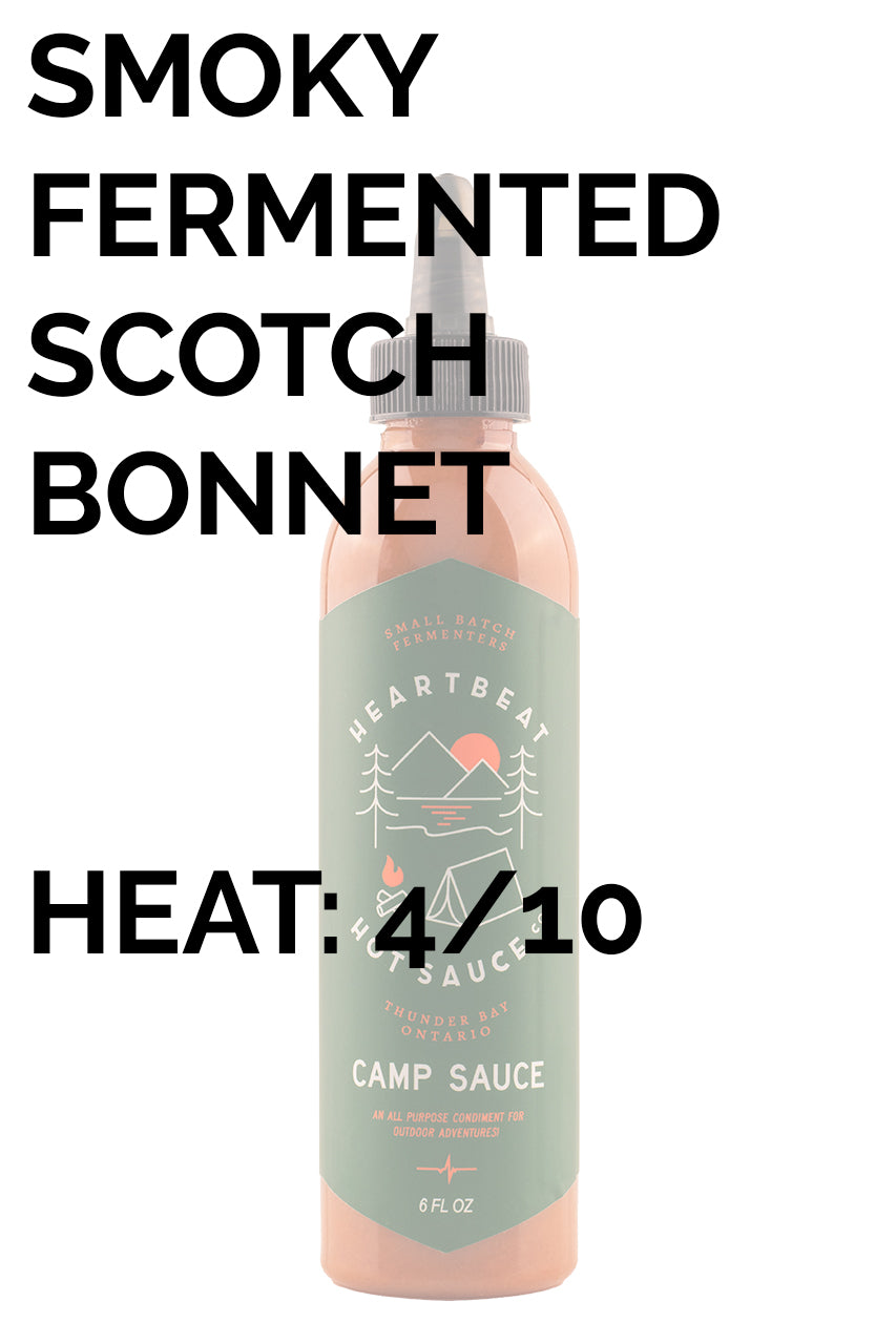 Camp Sauce Hot Sauce | Heartbeat Hot Sauce | HEATONIST