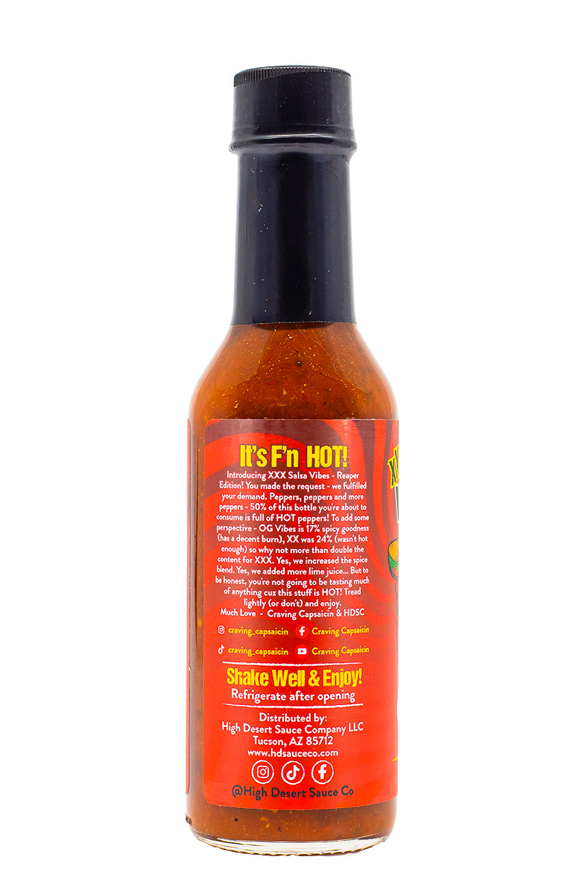 XXX Salsa Vibes | High Desert Sauce Co. | HEATONIST