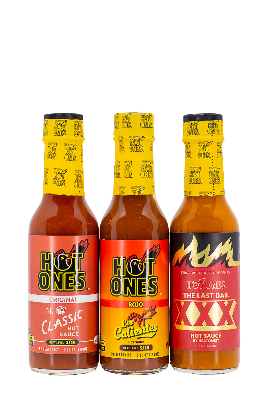 Hot Ones Hot Sauce All Star Trio Pack | HEATONIST