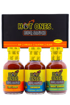 Hot Ones BBQ Trio Pack (Hot Honey / Caribbean / Smoked Serrano)