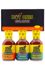 Hot Ones BBQ Trio Pack (Hot Honey / Caribbean / Smoked Serrano)