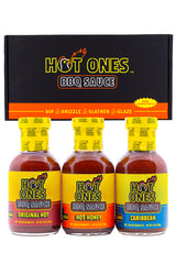 Hot Ones BBQ Trio Pack (Original / Hot Honey / Caribbean)