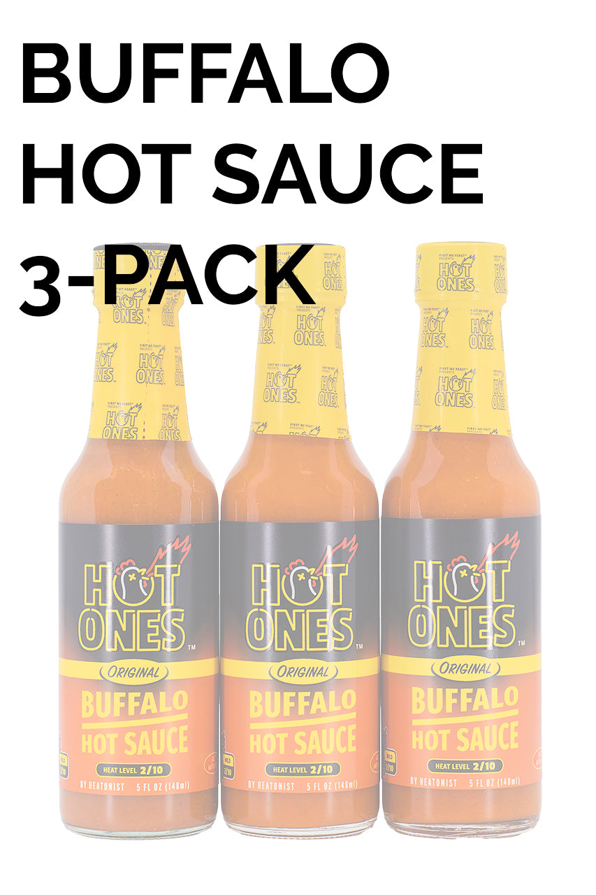 Buffalo Hot Sauce 3-Pack | Hot Ones Hot Sauce