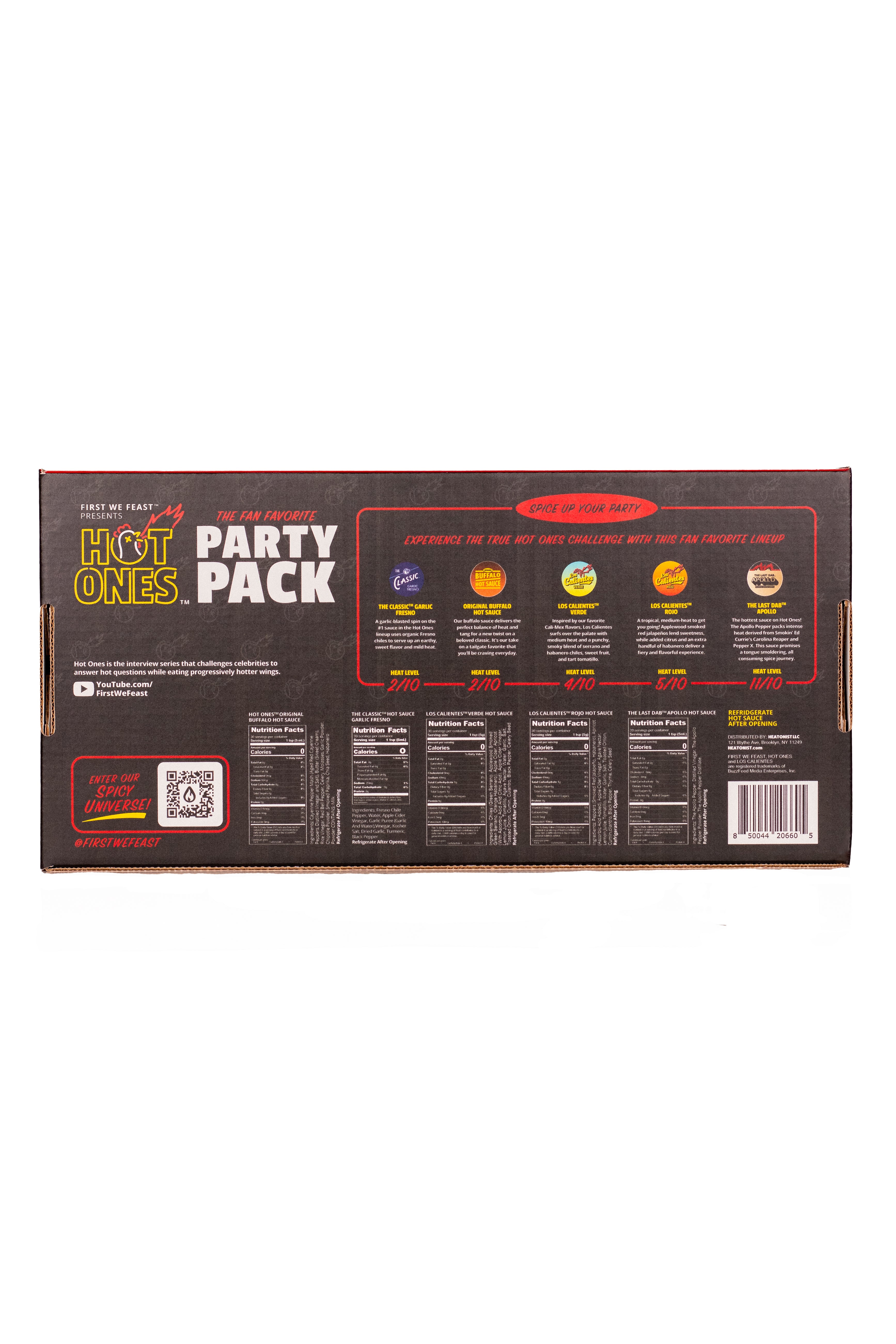 Fan Favorite Party Pack | Hot Ones Hot Sauce