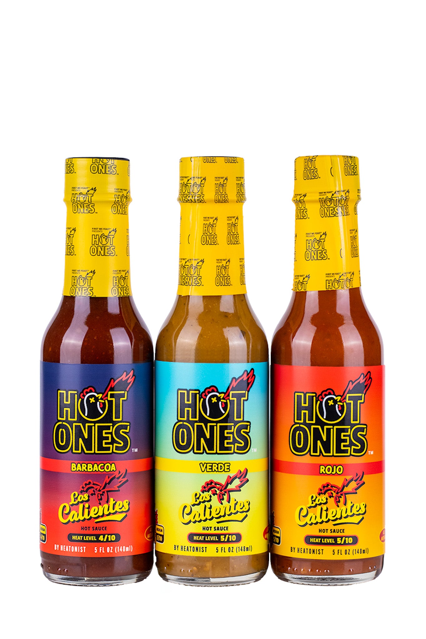 Los Calientes Trio Pack | Hot Ones Hot Sauce