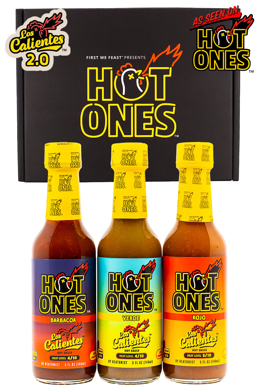 Hot Ones Hot Sauce Los Calientes Trio Pack | HEATONIST