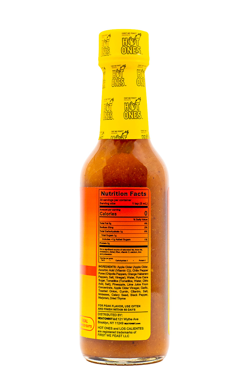 Hot Ones Hot Sauce Los Calientes Rojo | HEATONIST