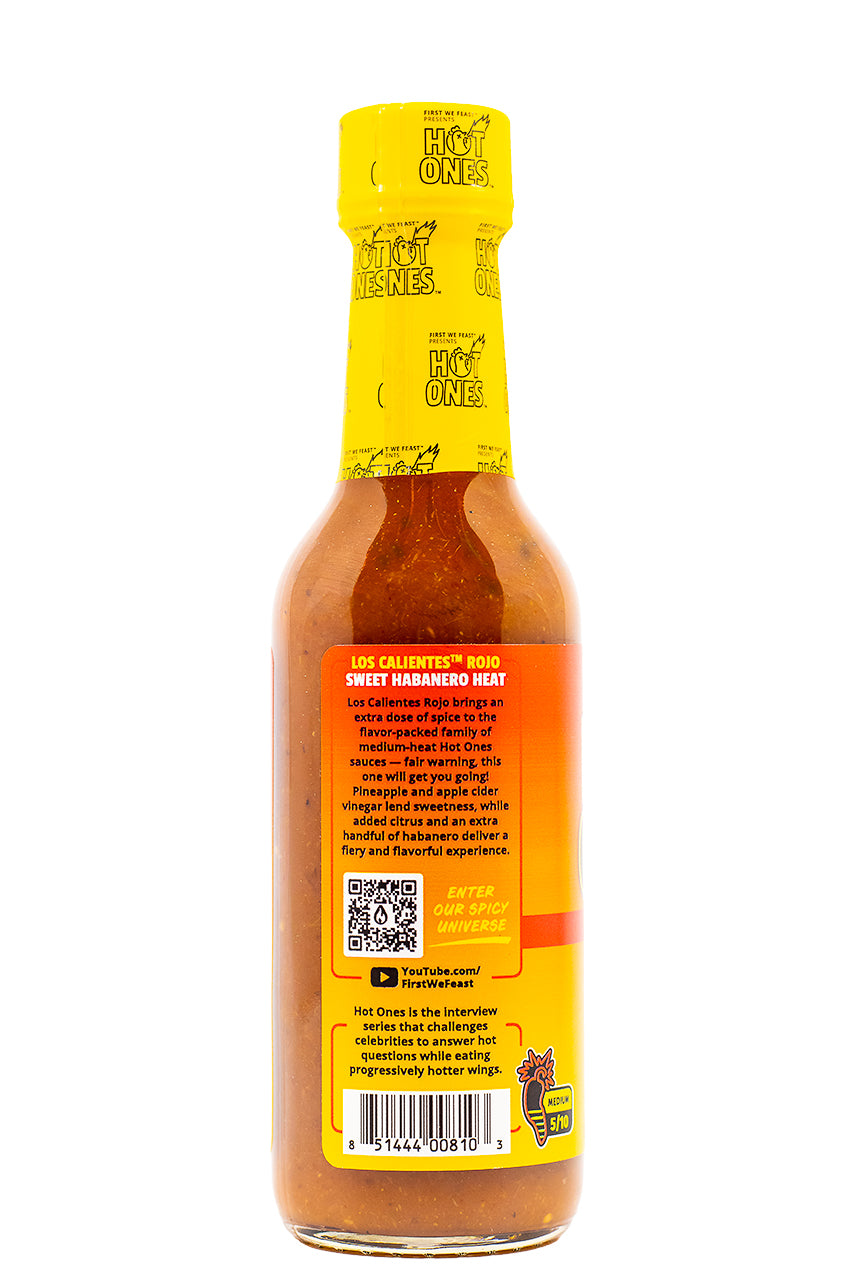 Hot Ones Hot Sauce Los Calientes Rojo | HEATONIST