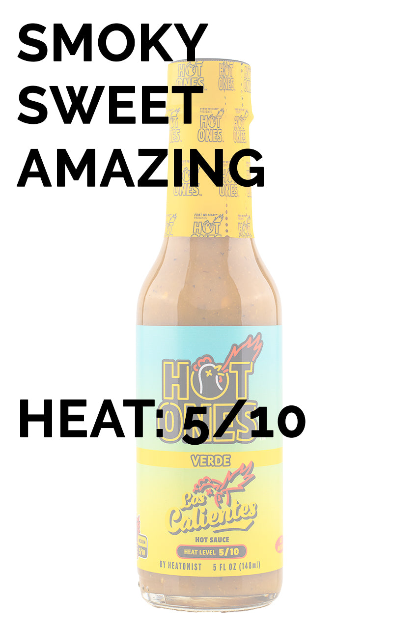 Hot Ones Hot Sauce Los Calientes Verde | HEATONIST
