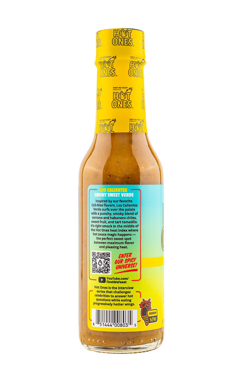 Hot Ones Hot Sauce Los Calientes Verde | HEATONIST