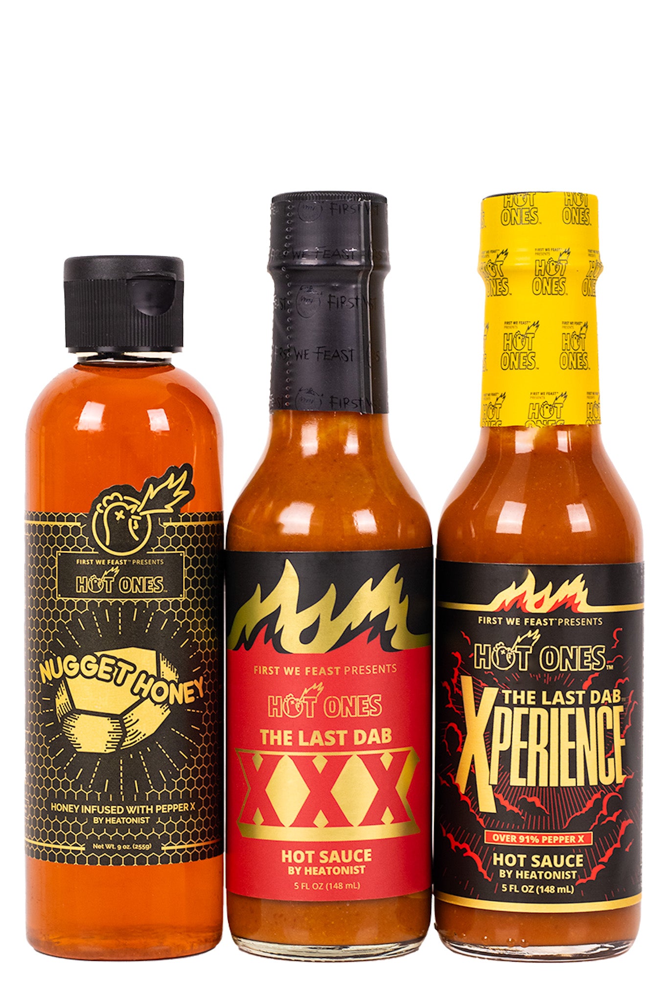 Hot Ones Hot Sauce Pepper X Trio Pack