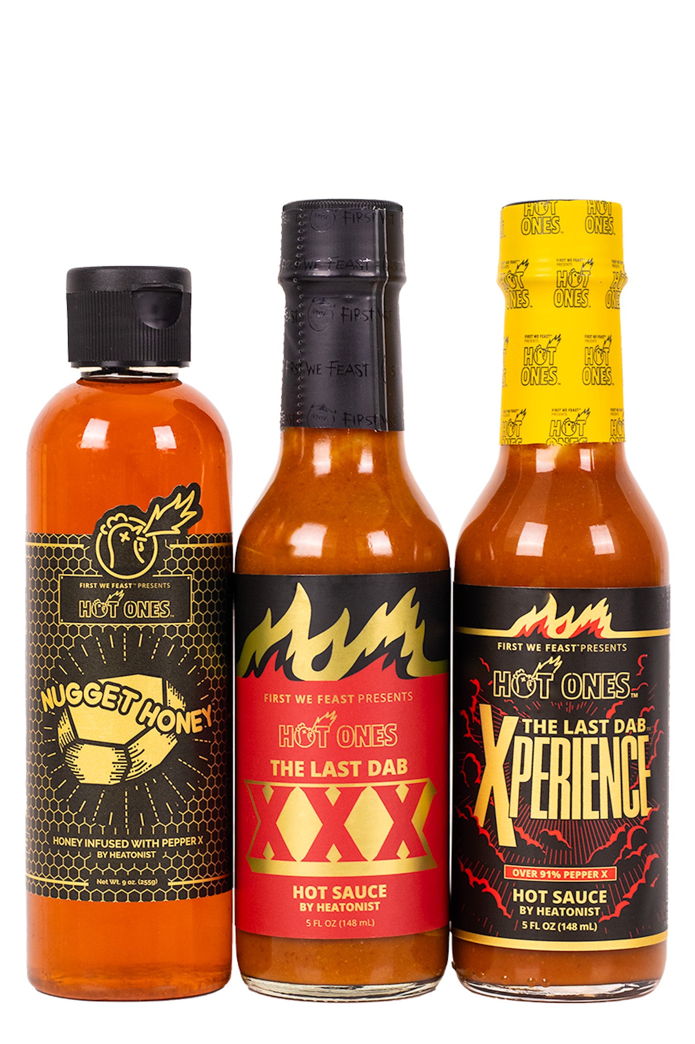 Pepper X Trio Pack | Hot Ones Hot Sauce