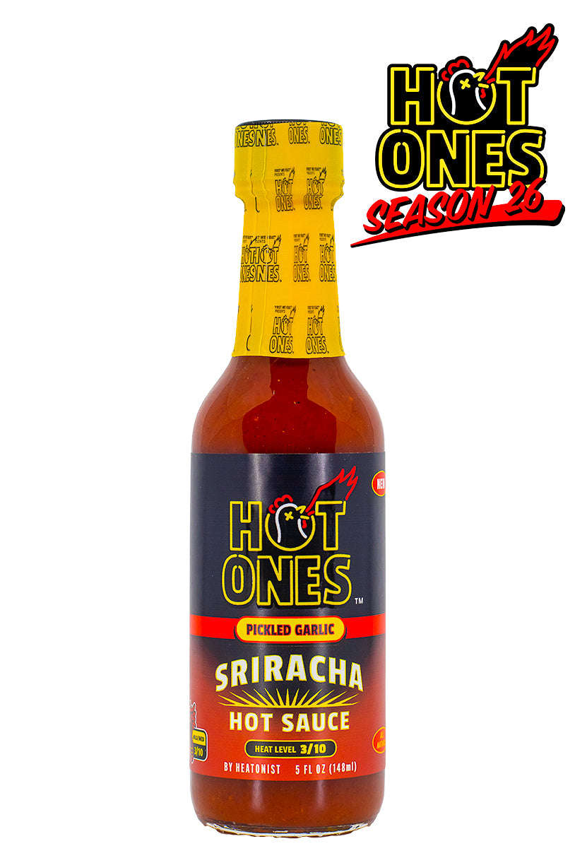 Pickled Garlic Sriracha | Hot Ones Hot Sauce