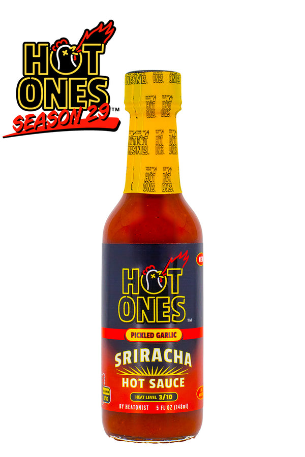 Pickled Garlic Sriracha | Hot Ones Hot Sauce