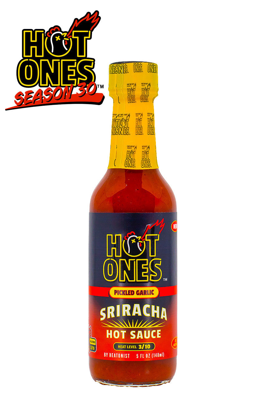 Pickled Garlic Sriracha | Hot Ones Hot Sauce