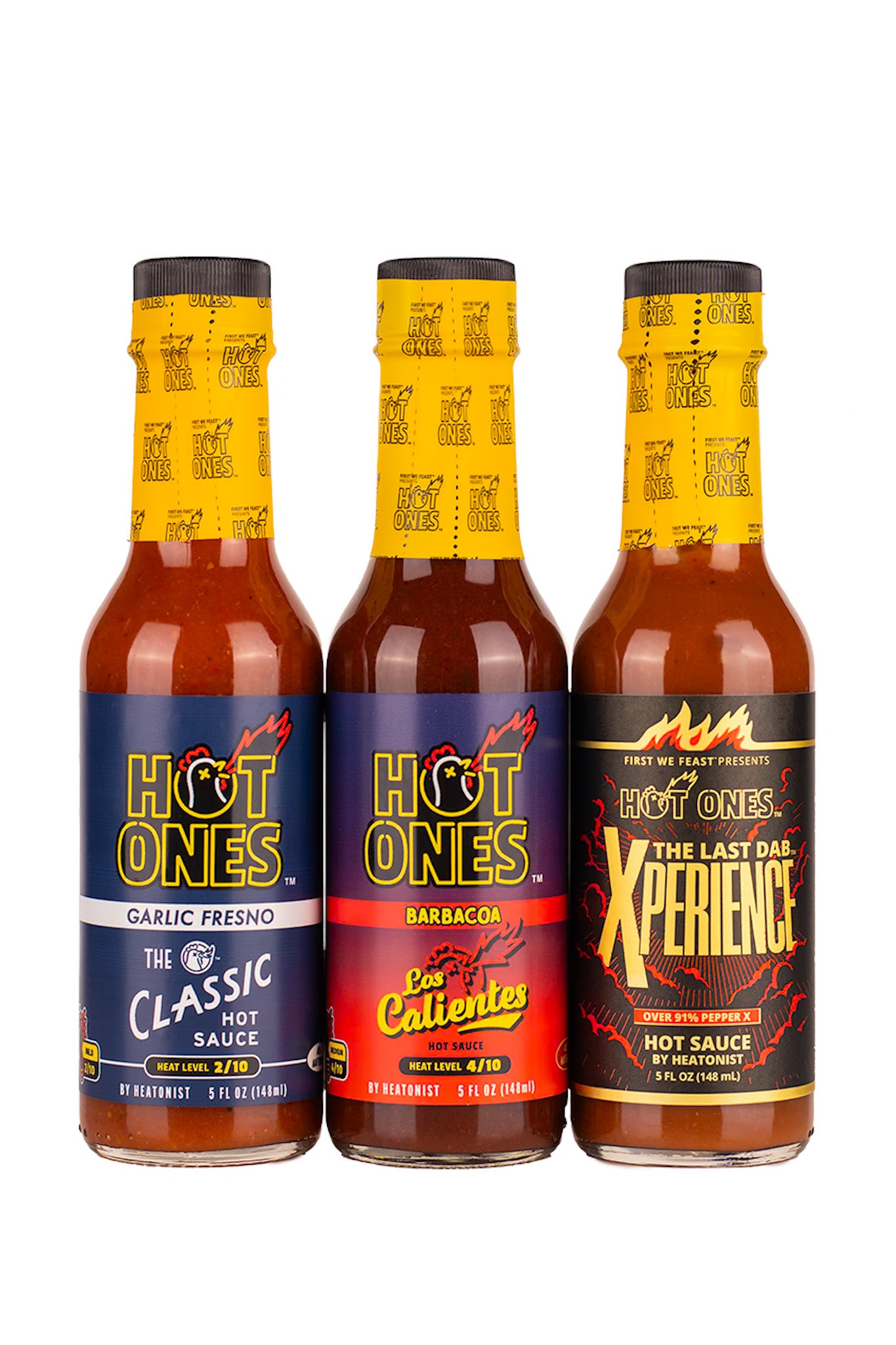 Hot Ones Hot Sauce Trio - Season 24 | HEATONIST