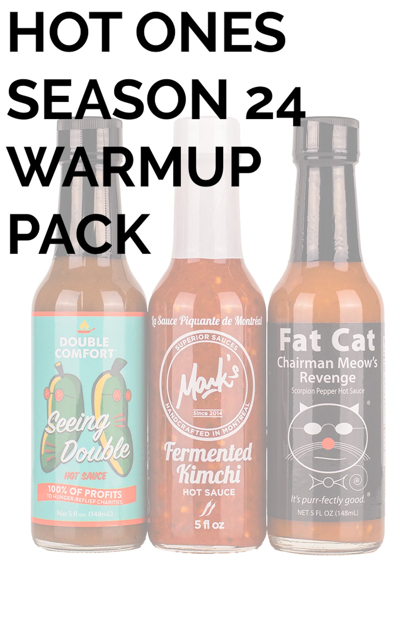 Hot Ones Hot Sauce Warmup Pack - Season 24 | HEATONIST