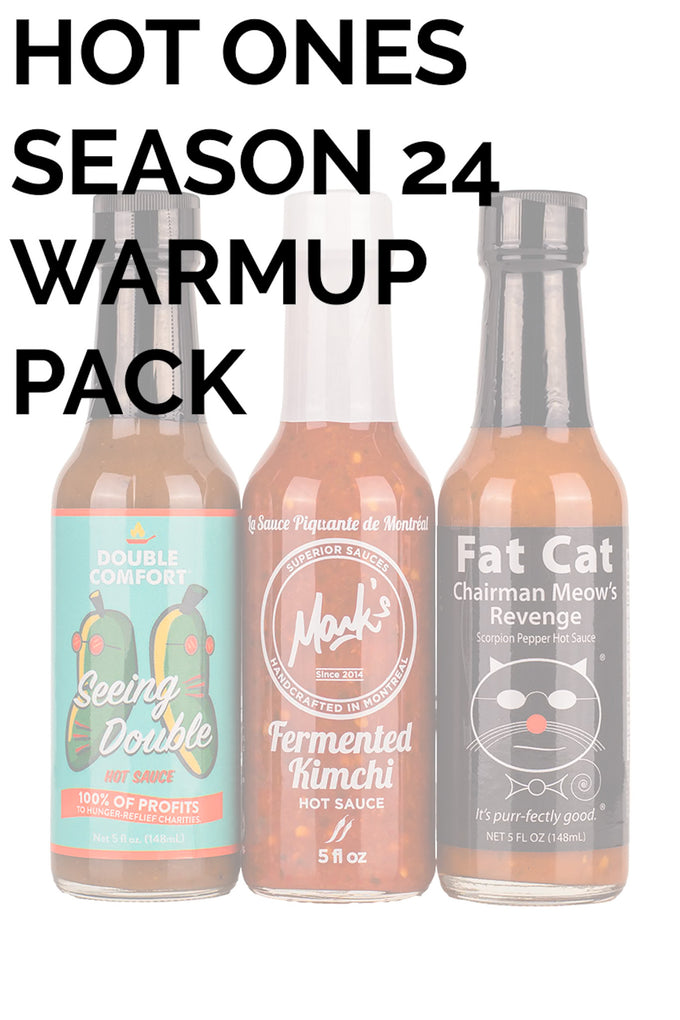 Hot Ones Hot Sauce Warmup Pack - Season 24 | HEATONIST