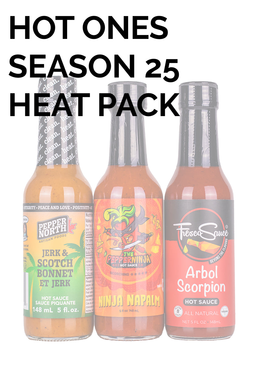 Hot Ones Hot Sauce Heat Pack - Season 25 | HEATONIST