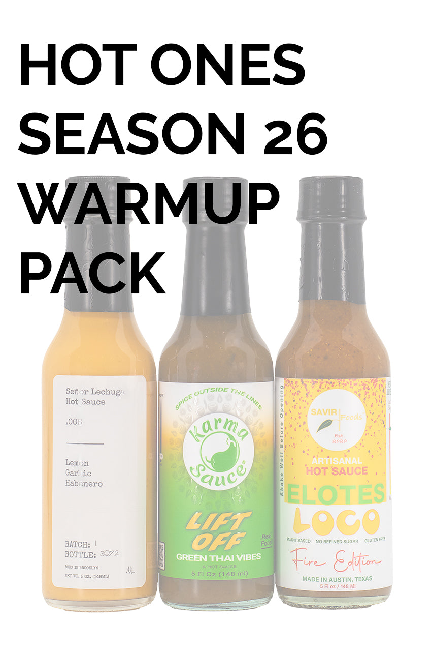 Hot Ones Hot Sauce Warmup Pack - Season 26