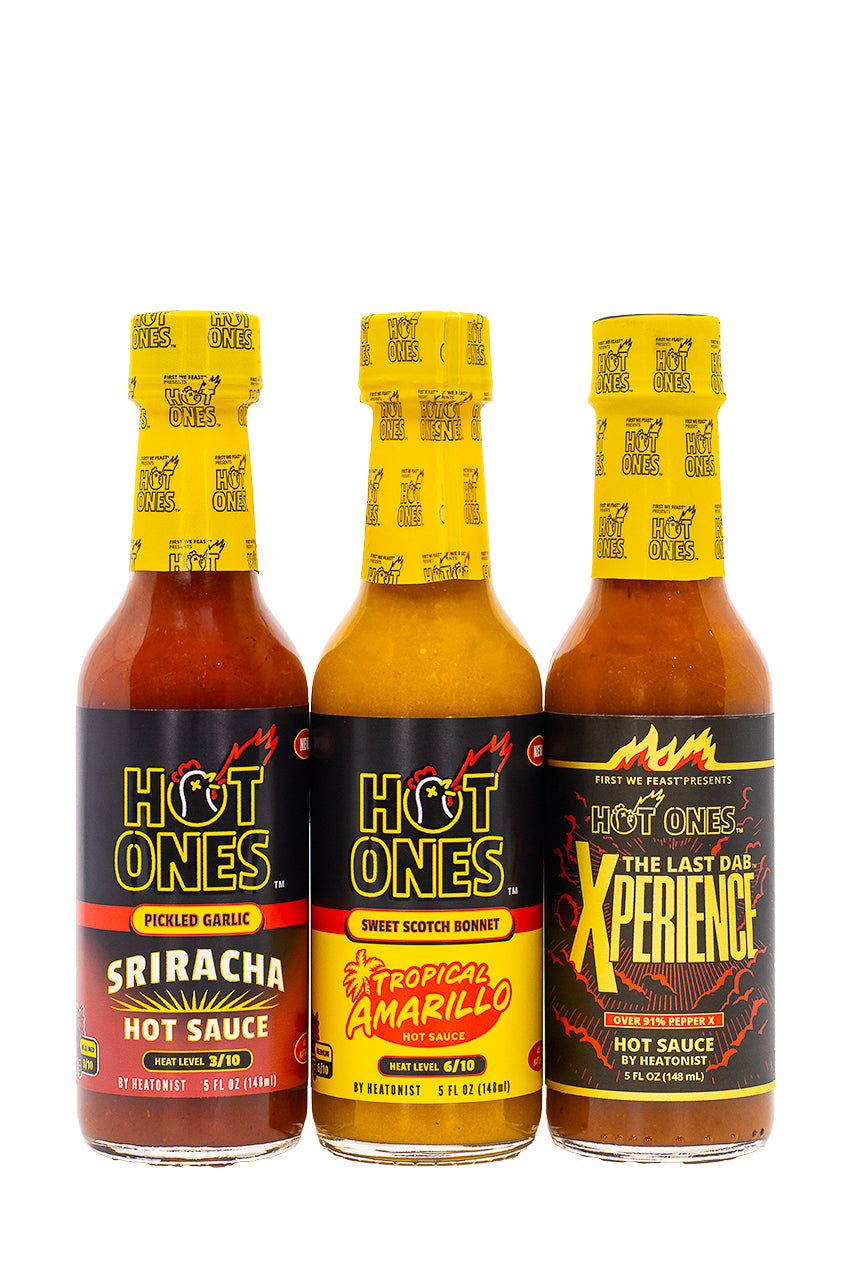 Hot Ones Hot Sauce Trio Pack Season 27 HEATONIST