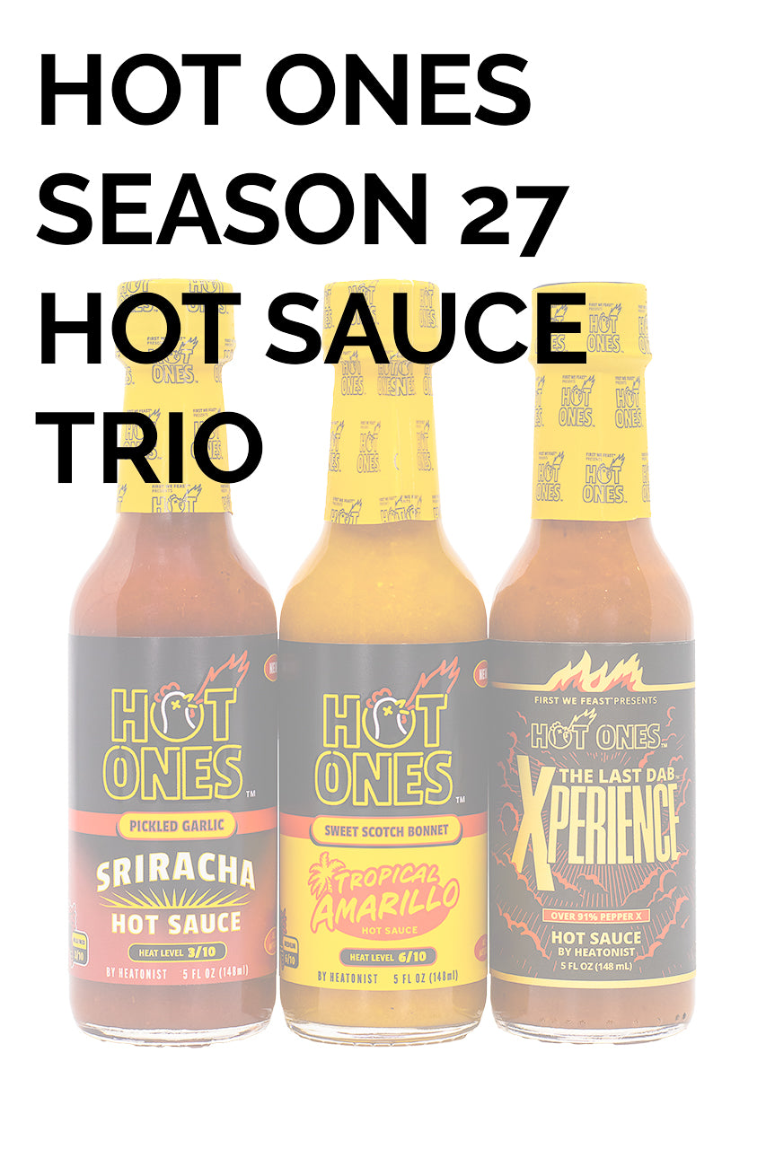 Hot Ones Hot Sauce Trio Pack - Season 27 | HEATONIST