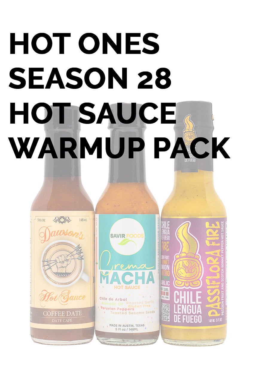 Hot Ones Hot Sauce Warm Up Pack - Season 28
