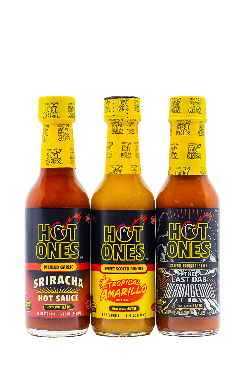Hot Ones Hot Sauce Trio Pack - Season 29 | HEATONIST
