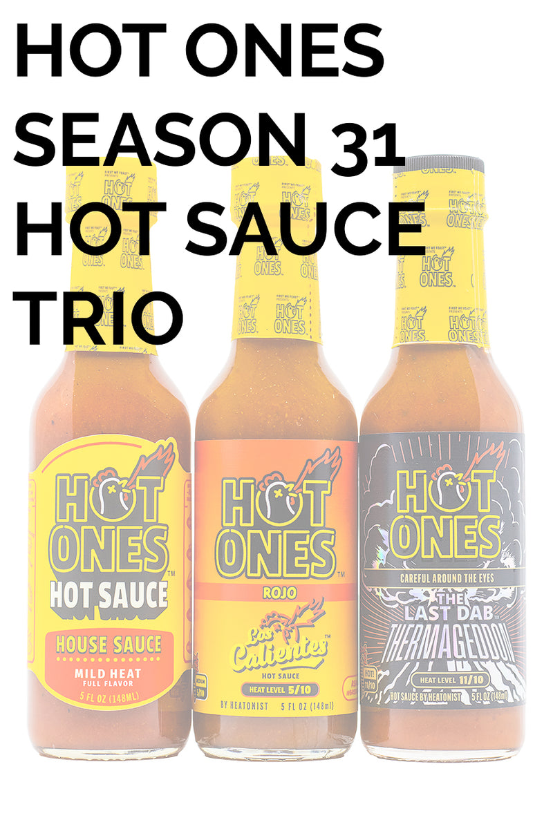 Hot Ones Hot Sauce Trio Pack - Season 31