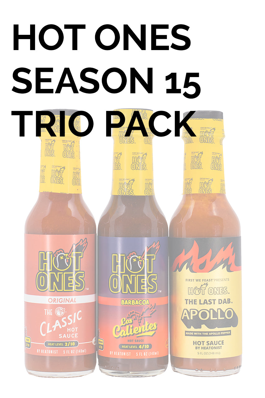 Hot Ones Hot Sauce Trio Pack - Season 15