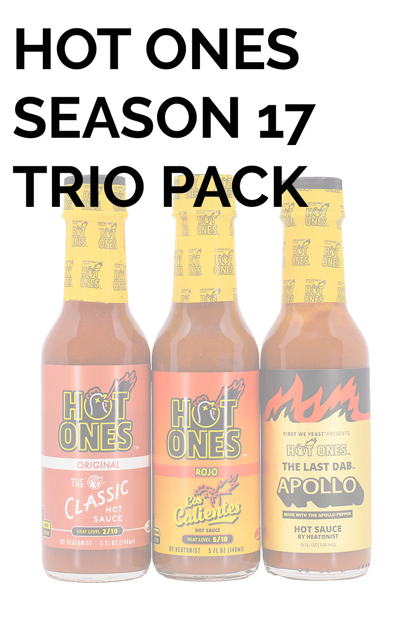 Hot Ones Hot Sauce Trio Pack - Season 17 | HEATONIST