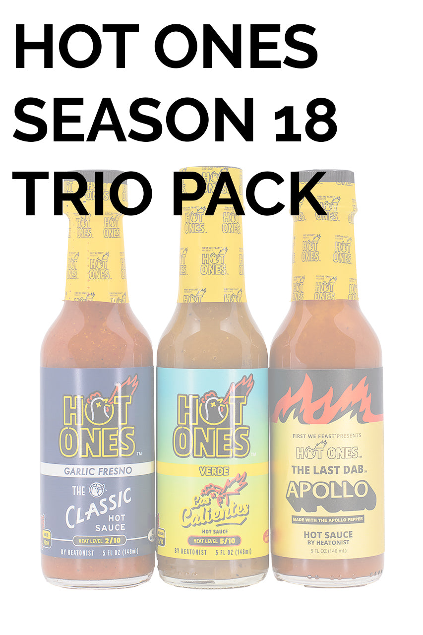 Hot Ones Hot Sauce Trio Pack - Season 18 | HEATONIST