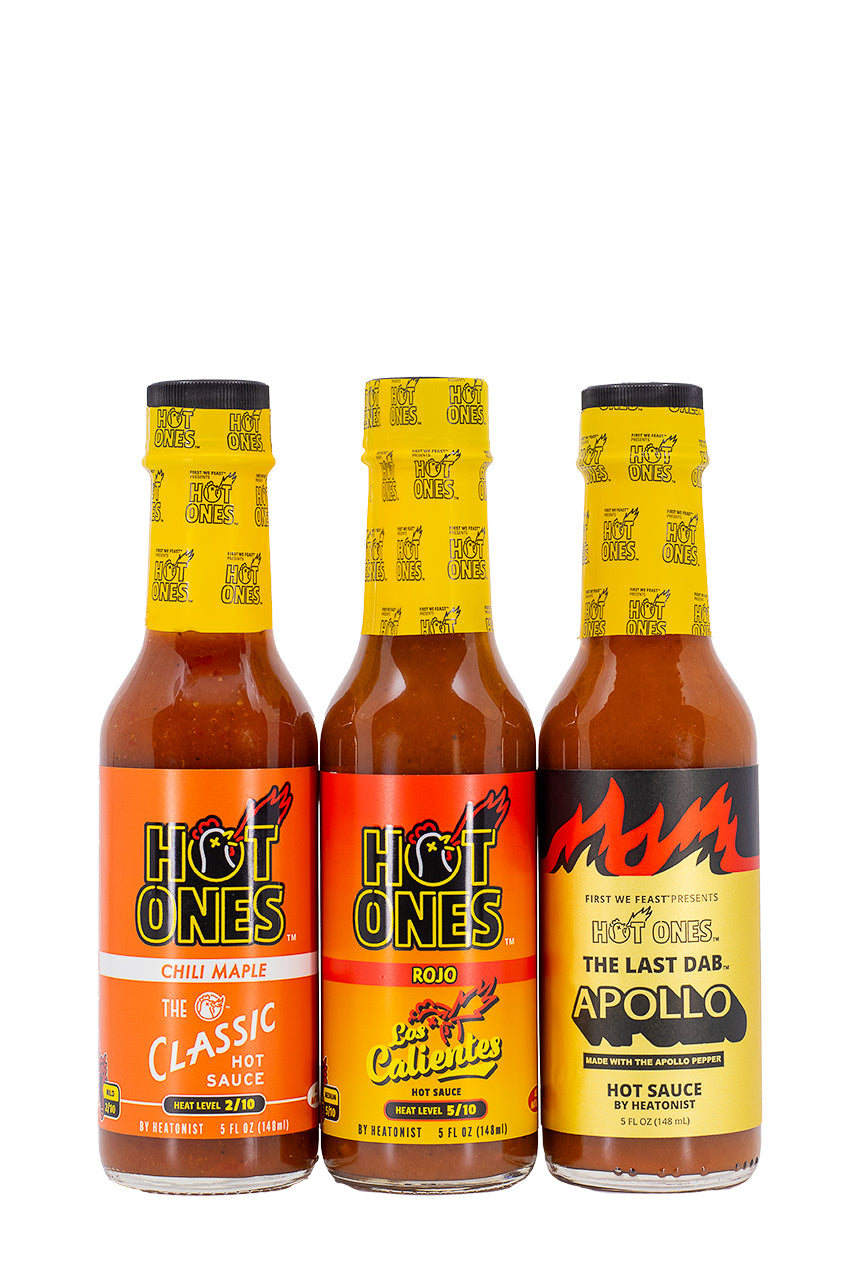 Hot Ones Hot Sauce Trio Pack Season 21 HEATONIST