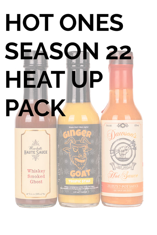 Hot Ones Season 22 Heat Pack Hot Ones Hot Sauce HEATONIST