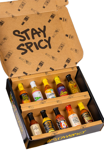 Hot Ones Season 22 Variety Pack - Mild to Fiery Hot Sauces in 5oz Bottles  (3-Pack)