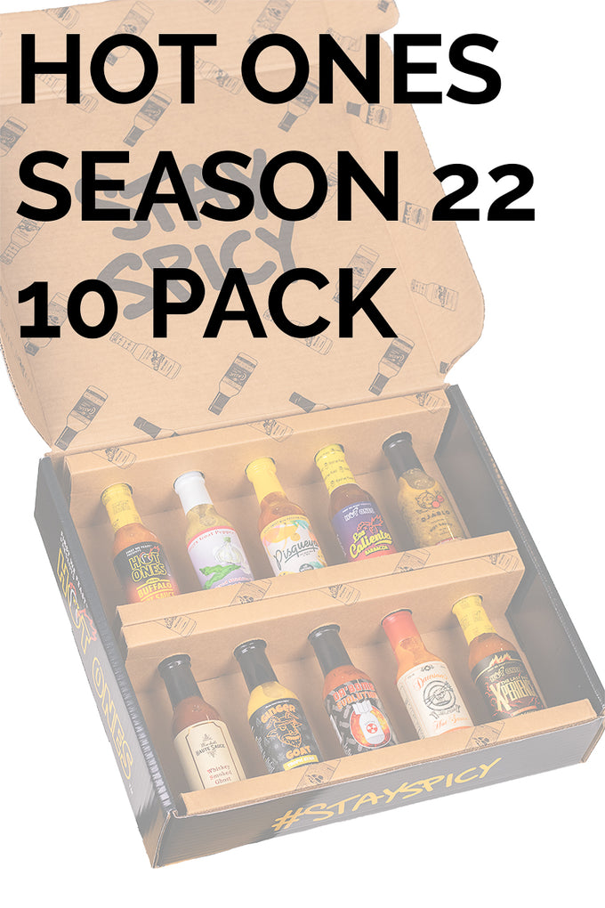 Hot Ones 10 Pack - Season 22 | Hot Ones Hot Sauce