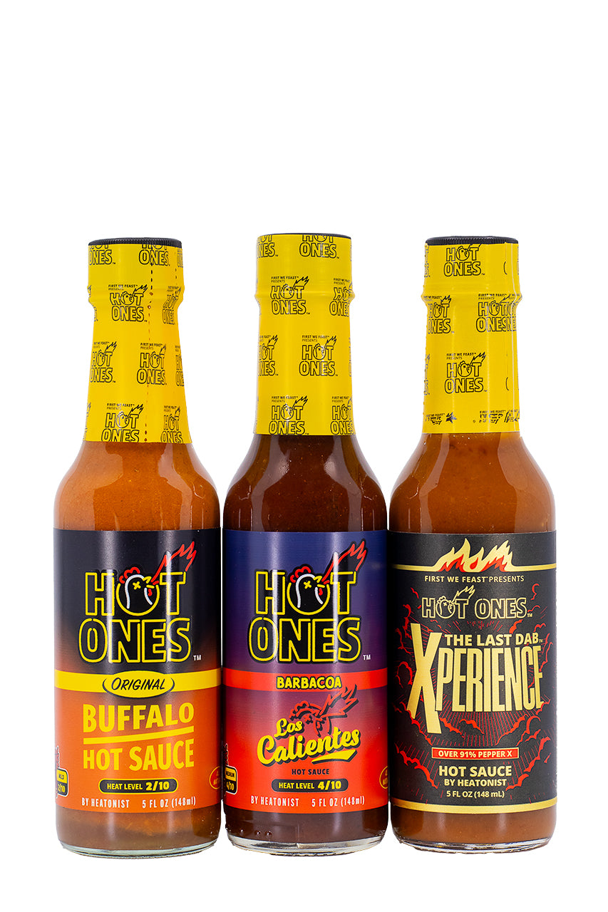 Hot Ones Hot Sauce Trio Pack - Season 22 | HEATONIST