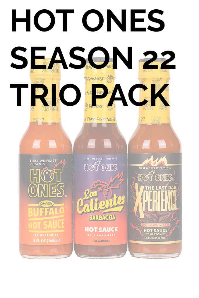 Hot Ones Hot Sauce Trio - Season 22 | HEATONIST