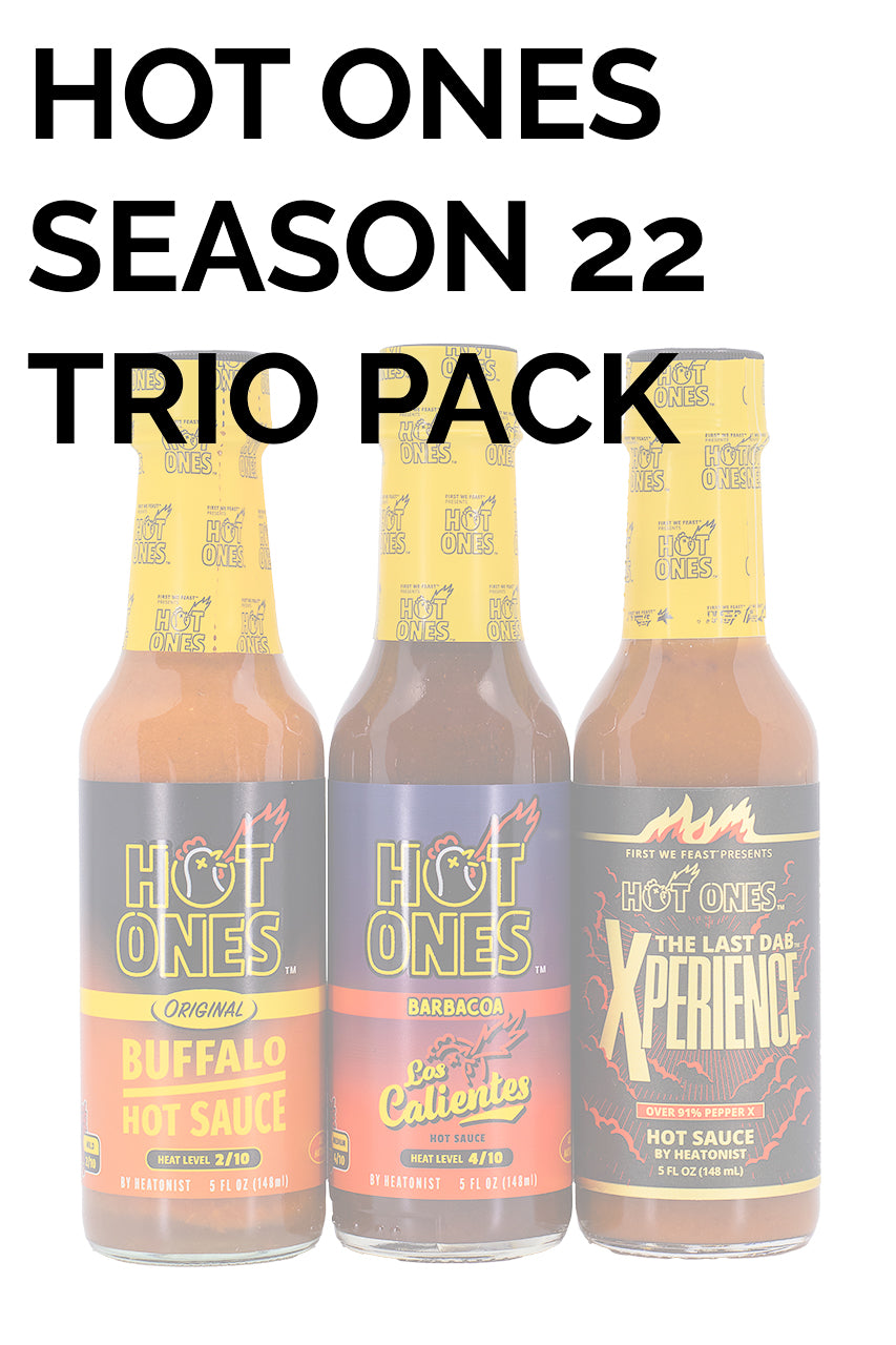 Hot Ones Hot Sauce Trio - Season 22 | HEATONIST