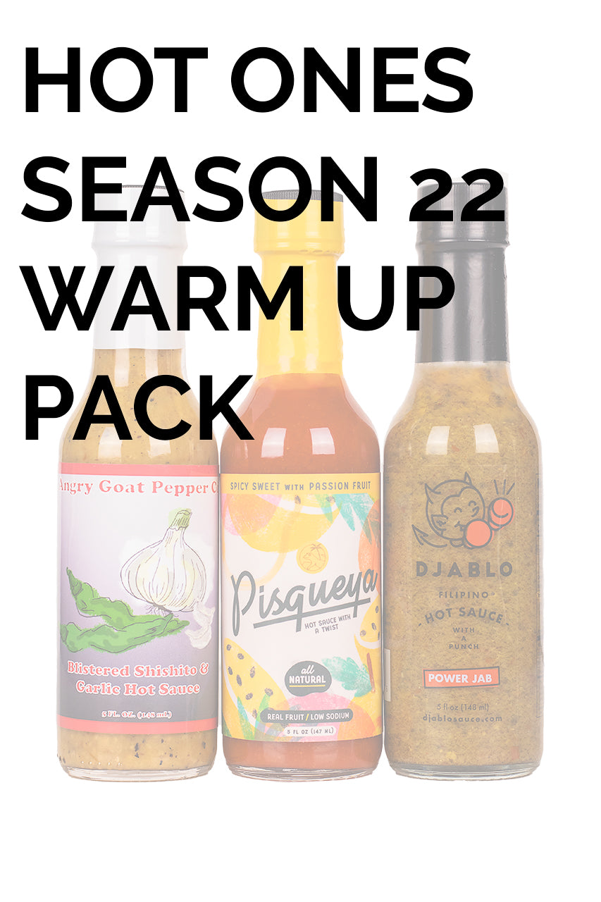 Hot Ones Hot Sauce Warmup Pack - Season 22 | HEATONIST