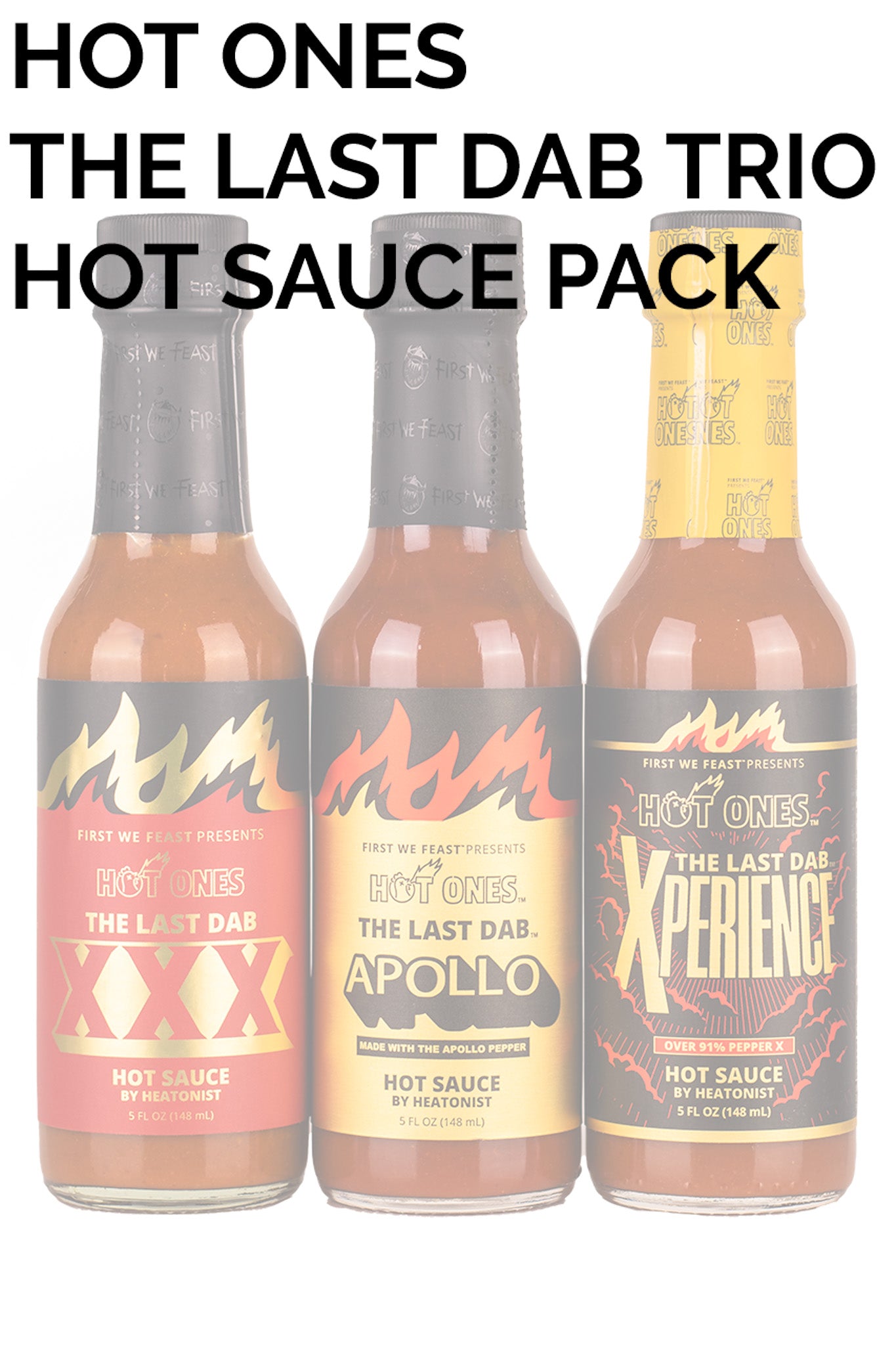 Hot Ones Hot Sauce The Last Dab Trio Pack | HEATONIST