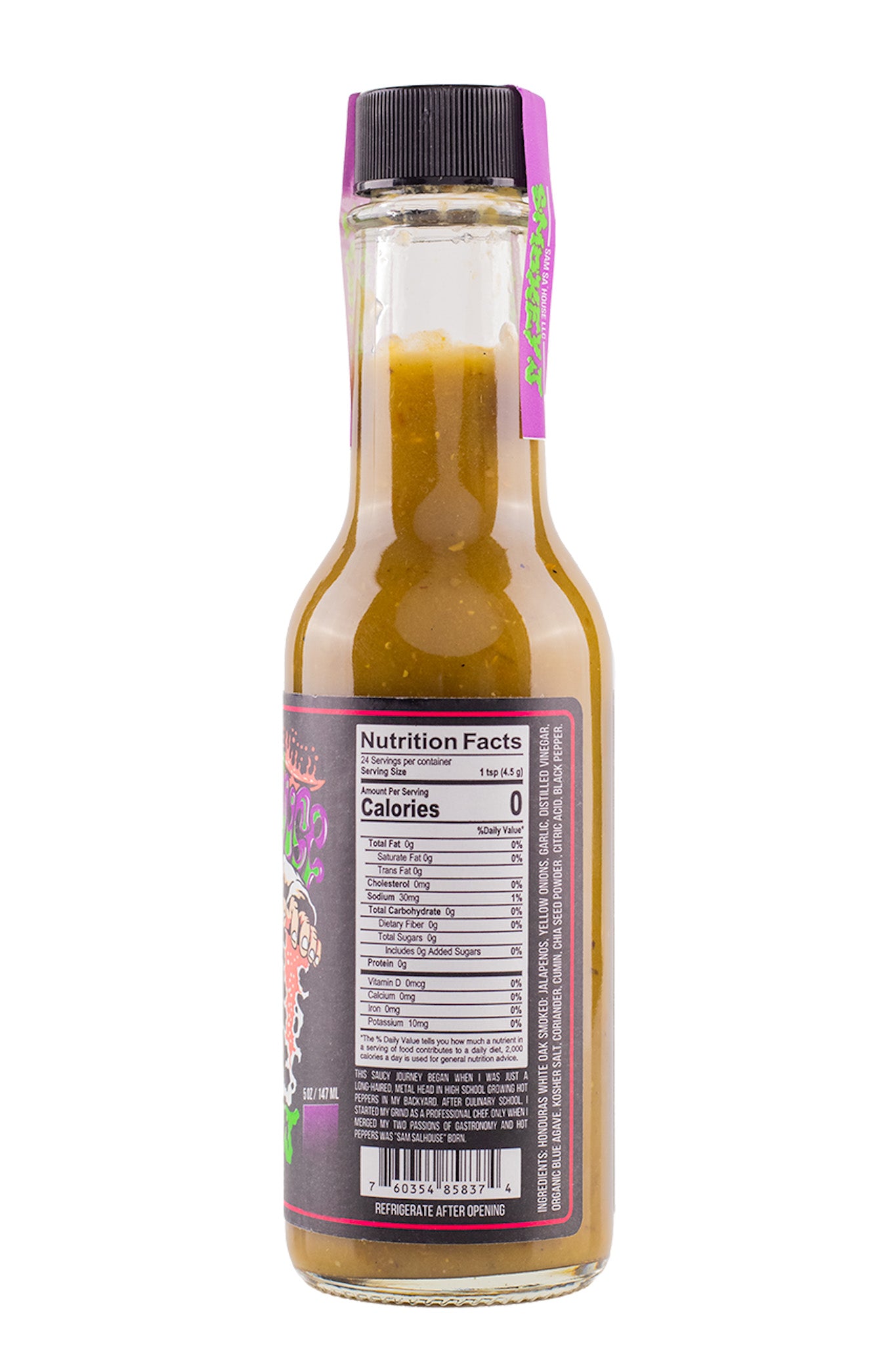 Smokey J Hot Sauce by Sam Sa'House | HEATONIST