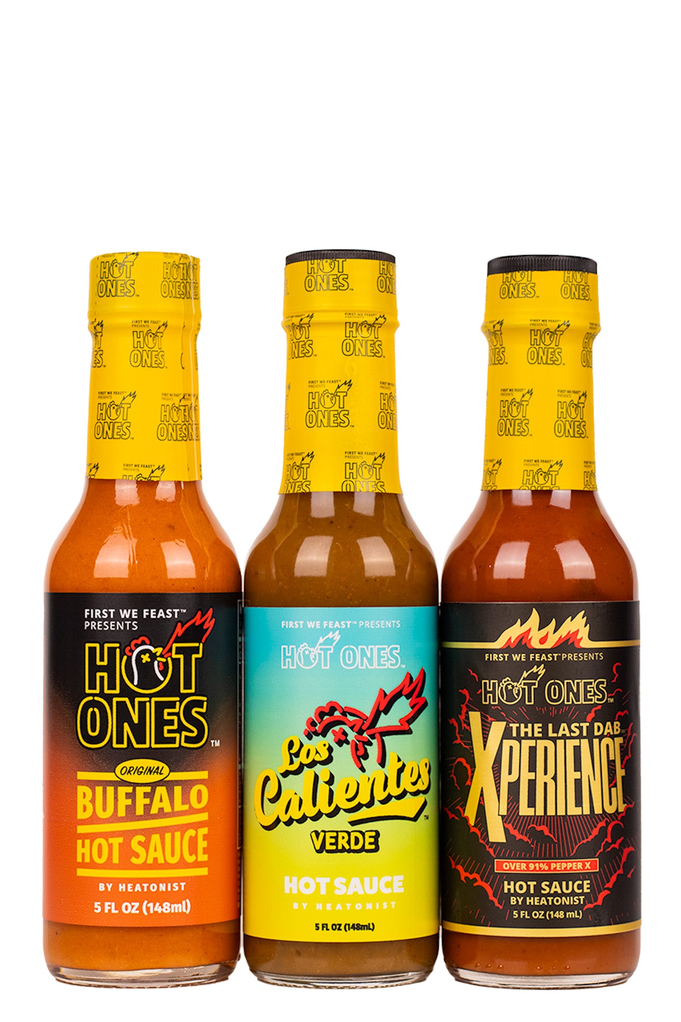 Hot Ones Hot Sauce Trio Pack Season 23 HEATONIST